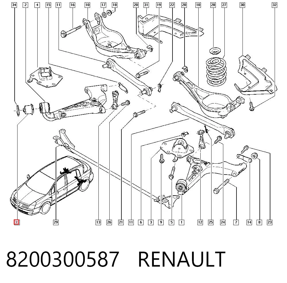8200300587 Renault (RVI)