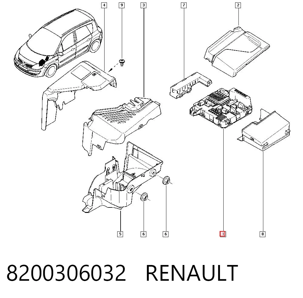 8200306032 Renault (RVI) Реле запобіжників