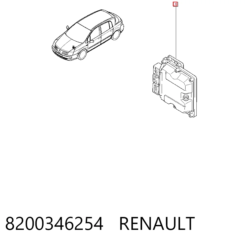 Блок двигуна Renault Vel Satis 