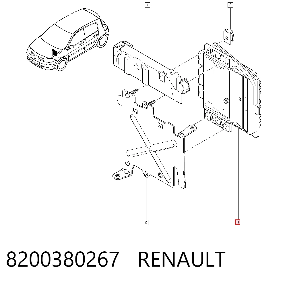 8200380267 Renault (RVI) Котушка запалювання
