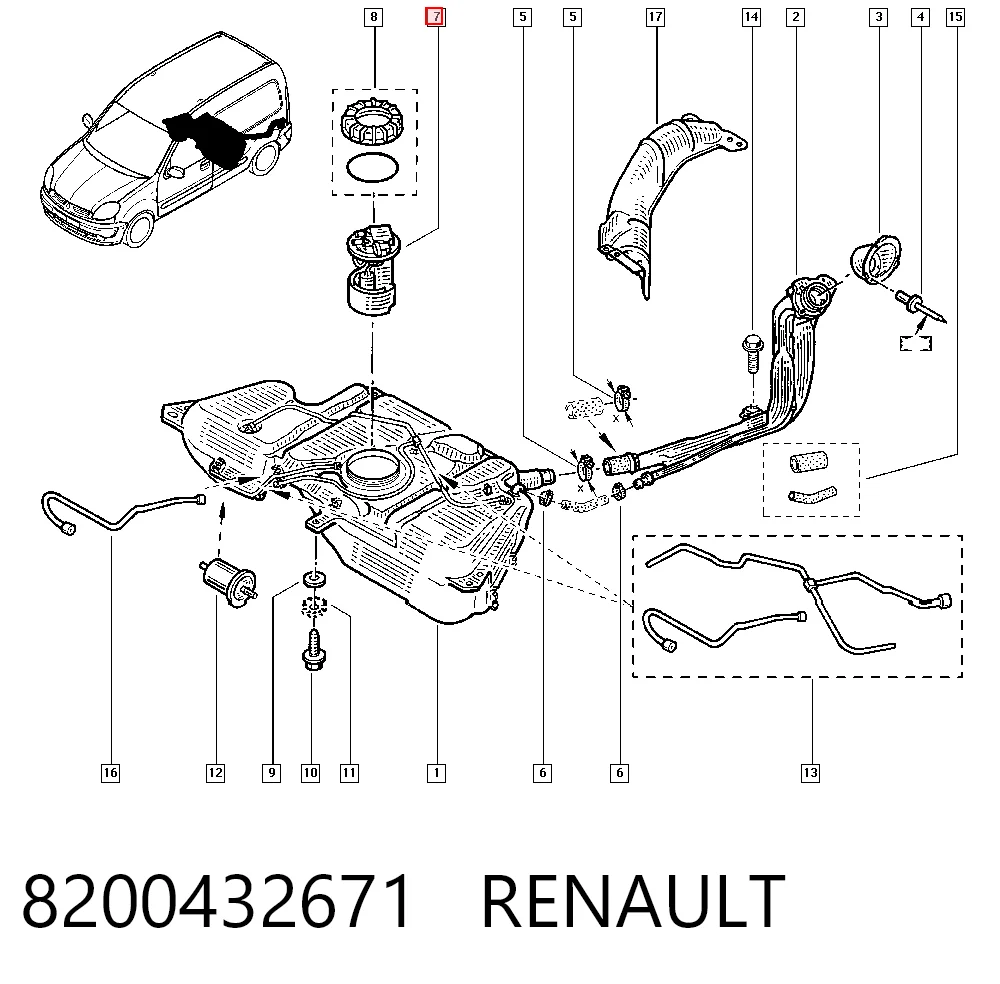 Бензонасос MAM00174M Magneti Marelli