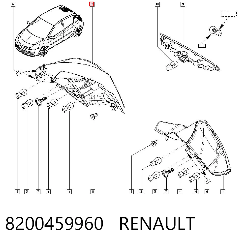 Задні ліхтарі VALEO 88972 ціна, від 40.92 USD