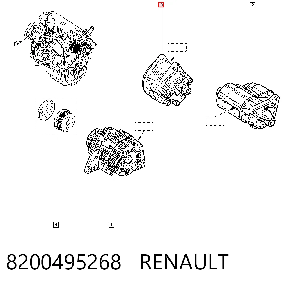 Купити 2543344A VALEO Генератор