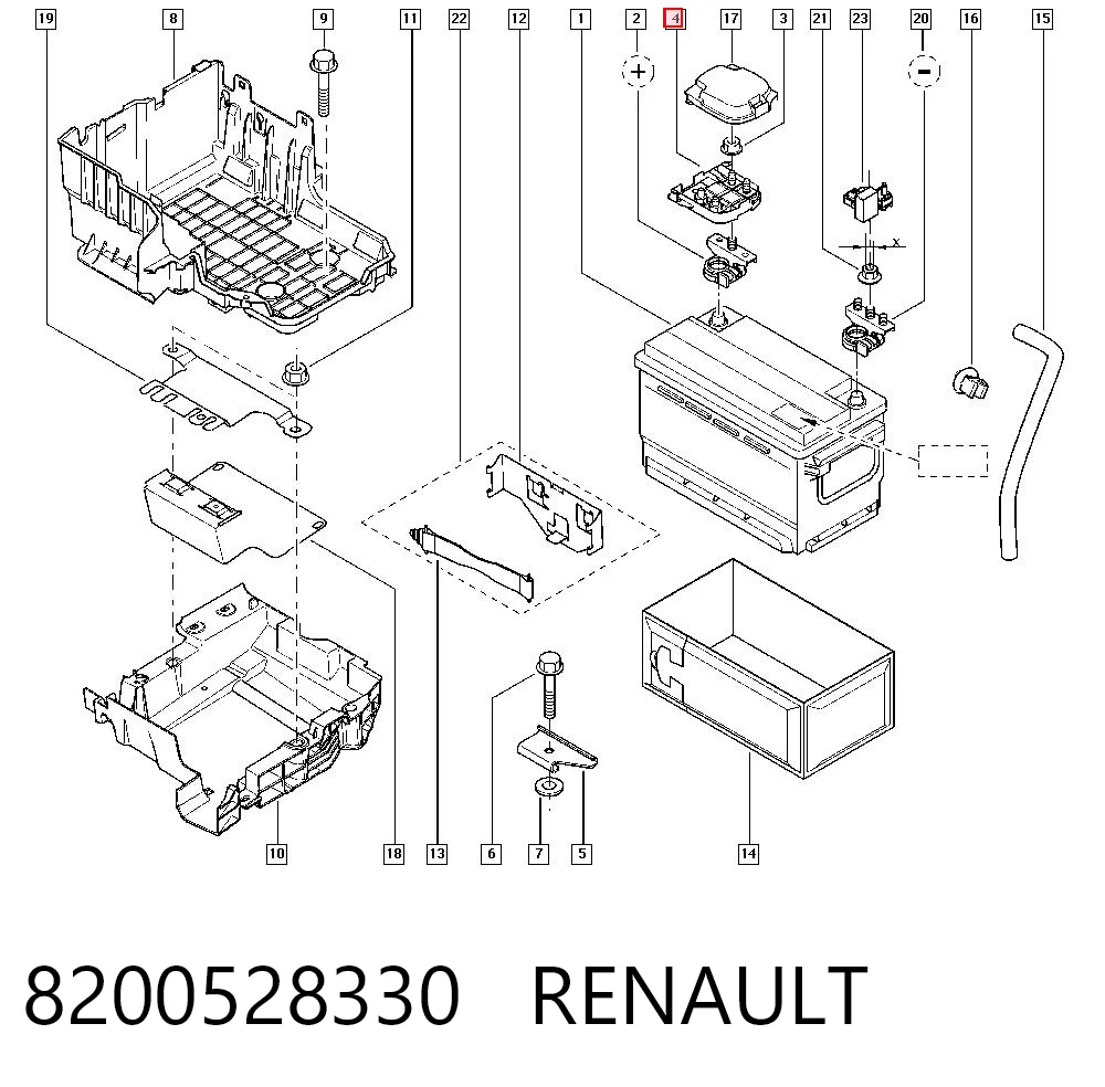 Блок запобіжників Renault Espace 4 JK0