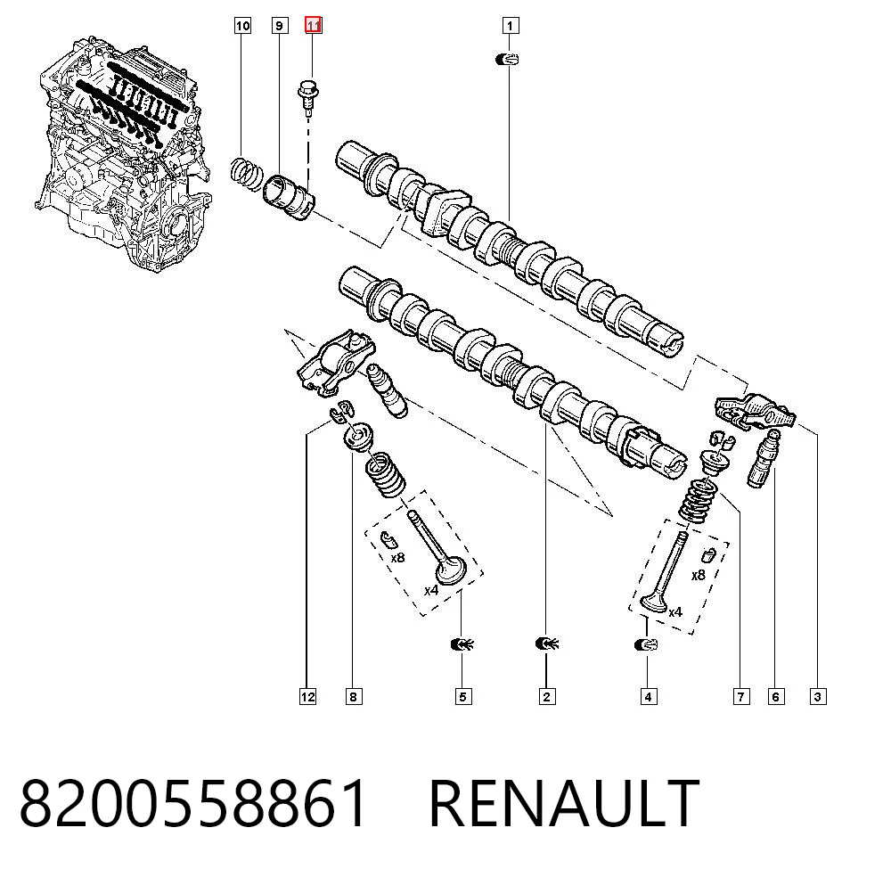 8200558861 Renault (RVI)
