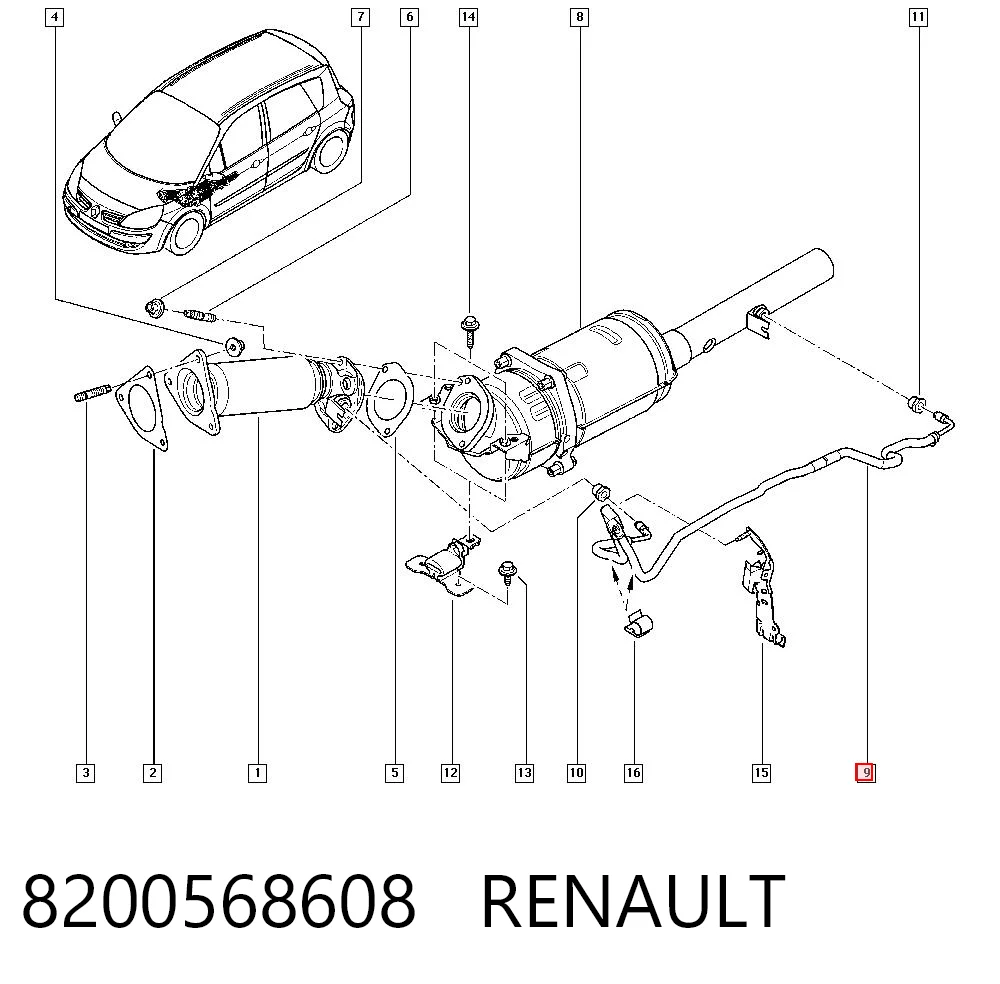 8200568608 Renault (RVI)