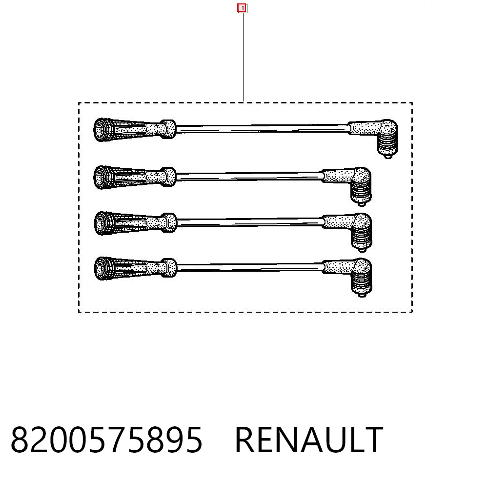 8200575895 Renault (RVI) Проводи високовольтні