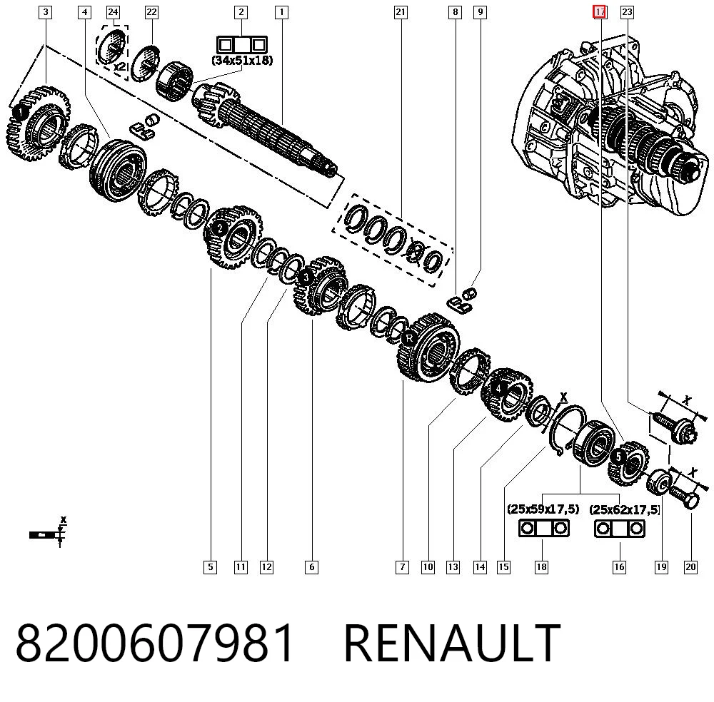 8200607981 Renault (RVI)