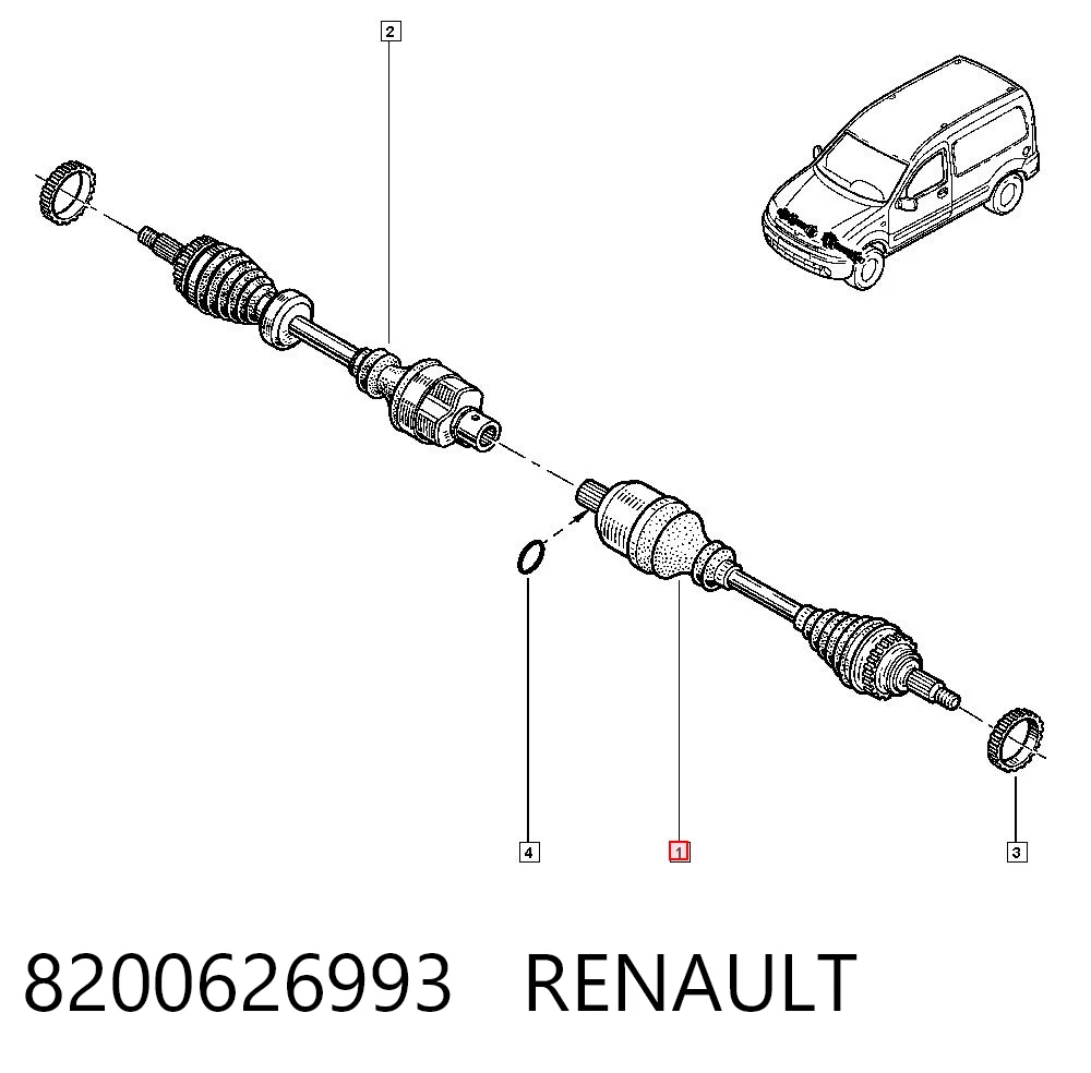 Піввісь передня ліва Magneti Marelli TDS0136