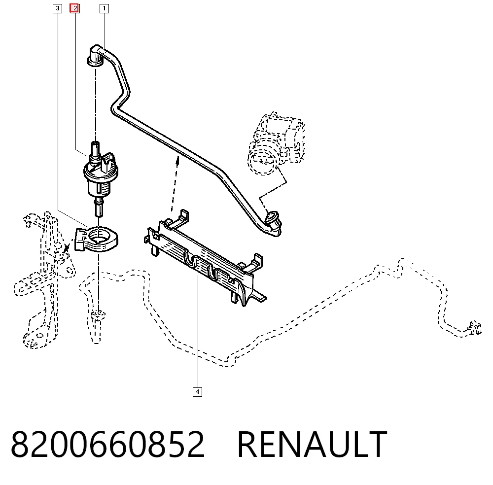  Клапан абсорбера Renault Laguna 2