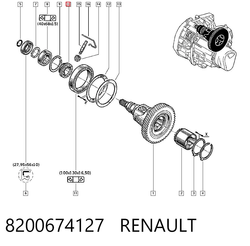 8200674127 Renault (RVI)