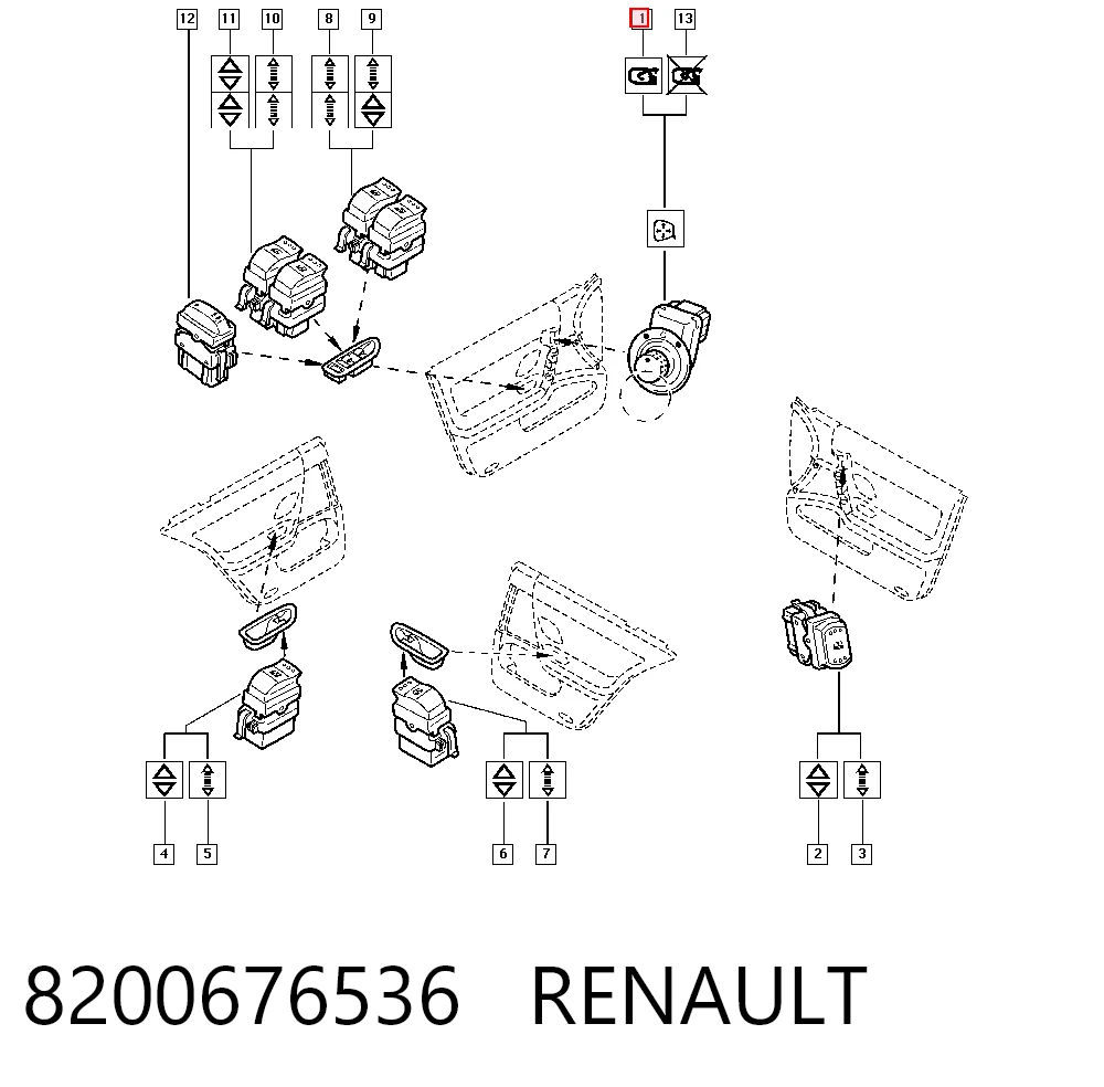 8200676536 Renault (RVI)