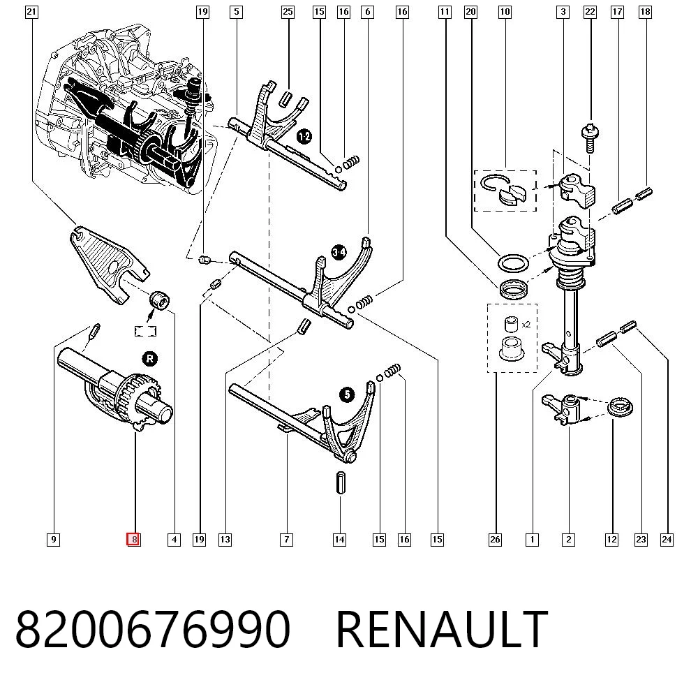 8200676990 Renault (RVI)