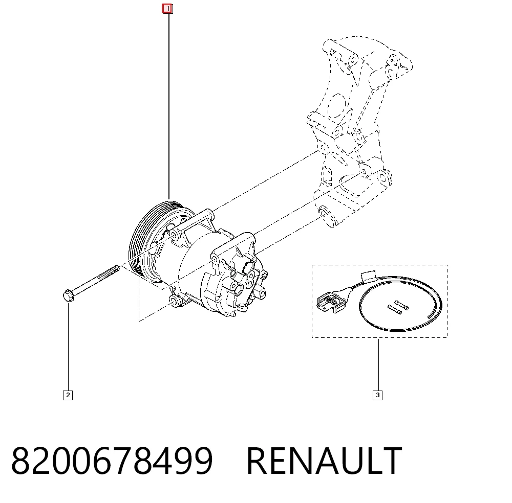 8200678499 Renault (RVI) Компресор холодоагенту