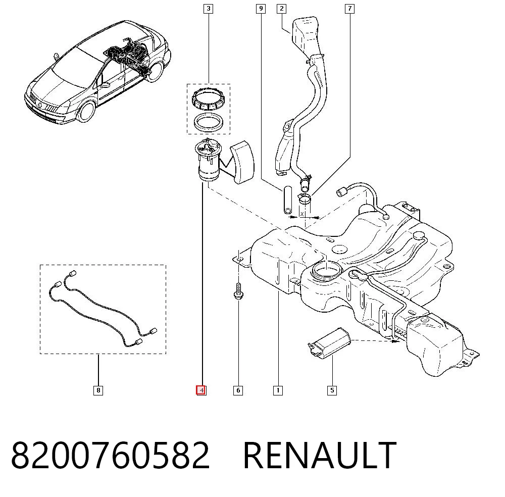 8200760582 Renault (RVI)