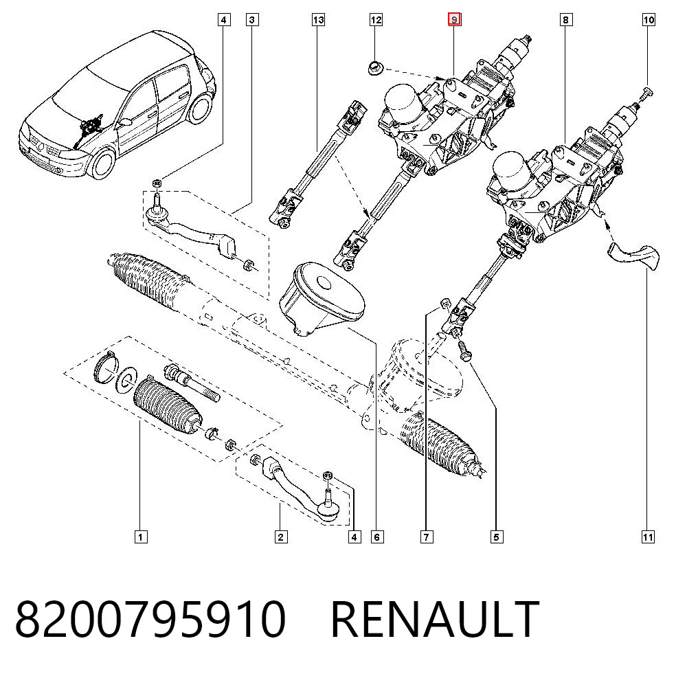 8200795910 Renault (RVI)