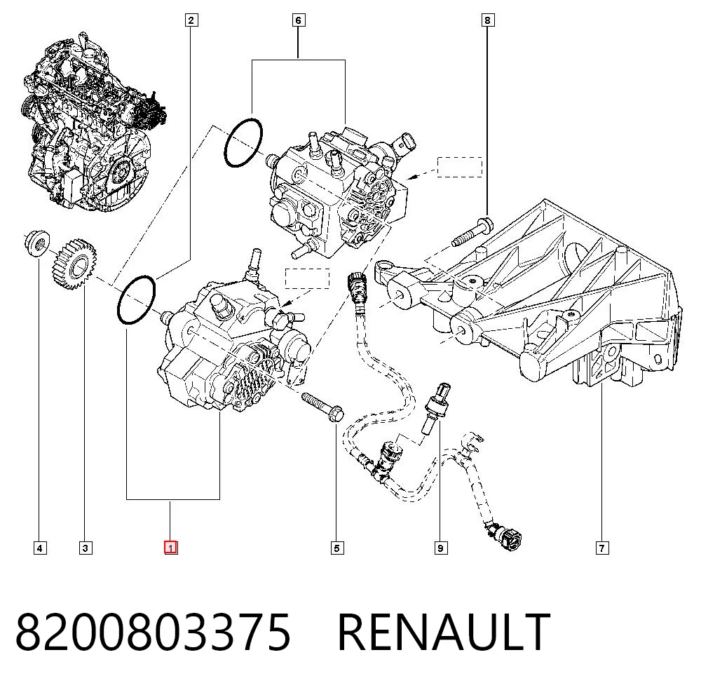 986437355 Bosch Насос паливний високого тиску (ПНВТ)