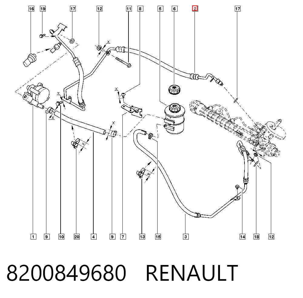 8200849680 Renault (RVI)