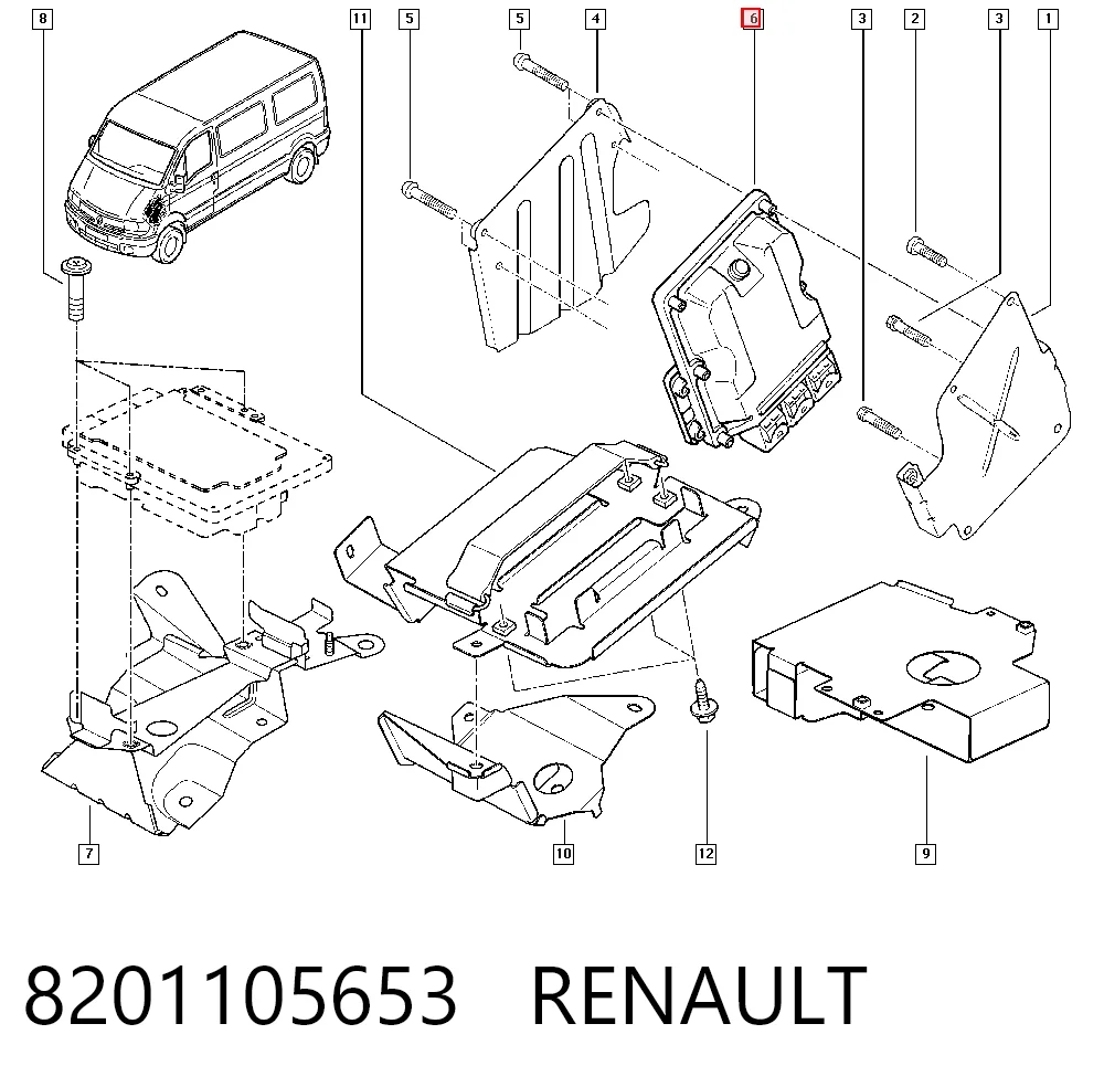  Електронний блок керування двигуном Renault Master 2