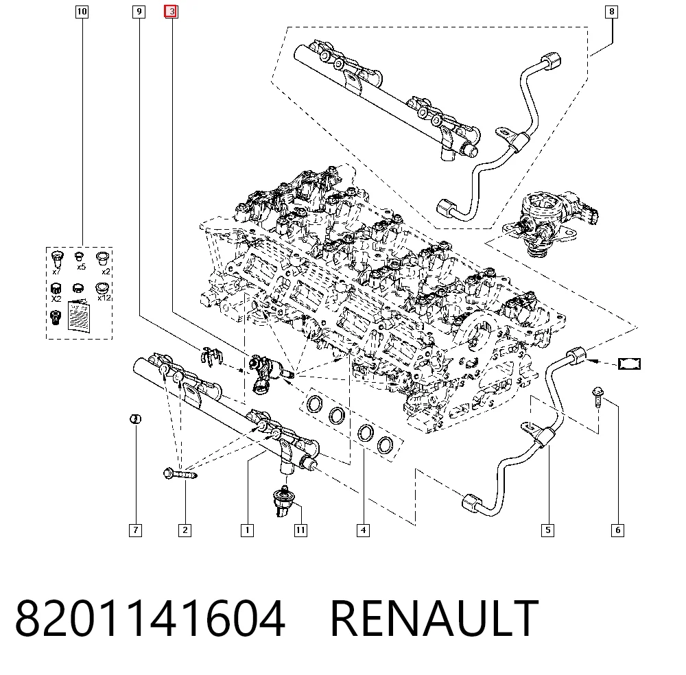  Паливні форсунки Renault DUSTER 1