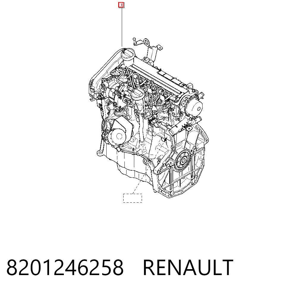 Мотор в зборі на Renault Fluence  L3