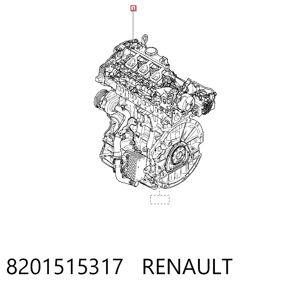 Мотор в зборі на Renault Master III EV, HV, UV