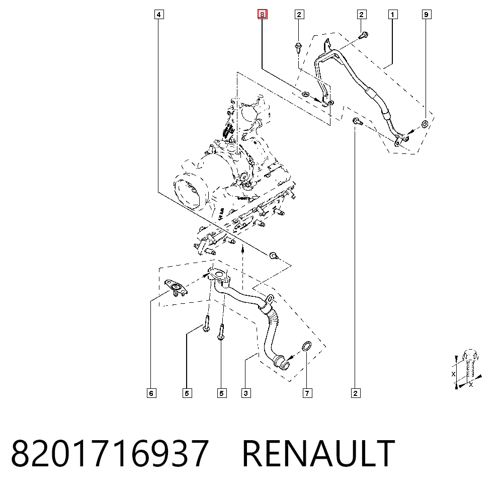 Кільце форсунки 4N2Z9229A Ford