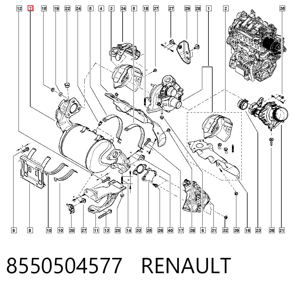 Каталізатор 95520914 Opel