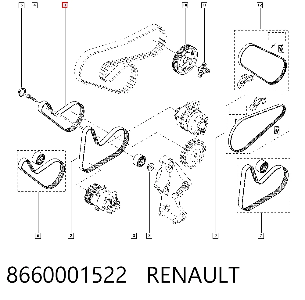 Клиновий ремінь INA 7PK880 ціна, від 7.91 USD