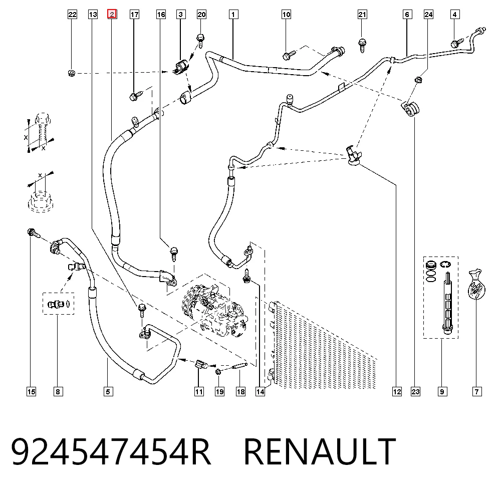 95523875 General Motors Трубопроводи