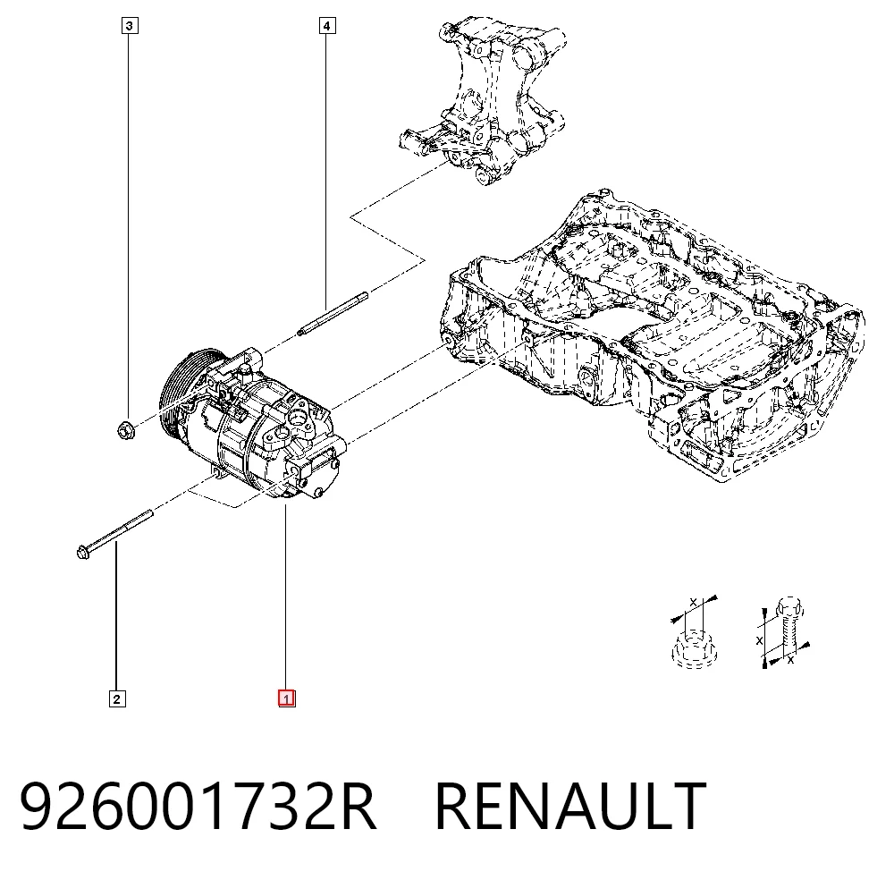 926001732R Renault (RVI) Компресор холодоагенту