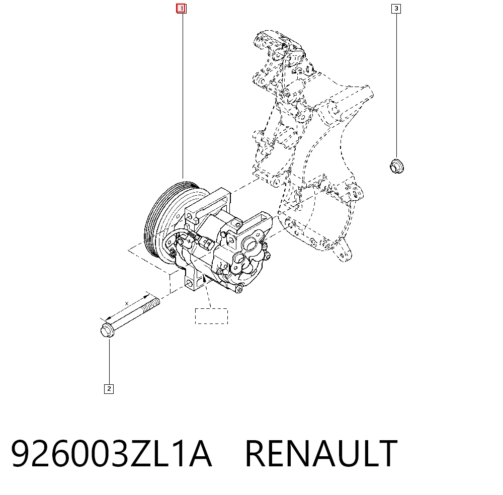  Компресор кондиціонера Renault CAPTUR 2
