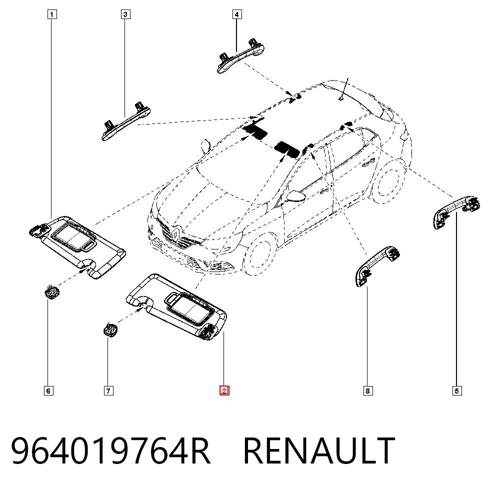 964019764R Renault (RVI)