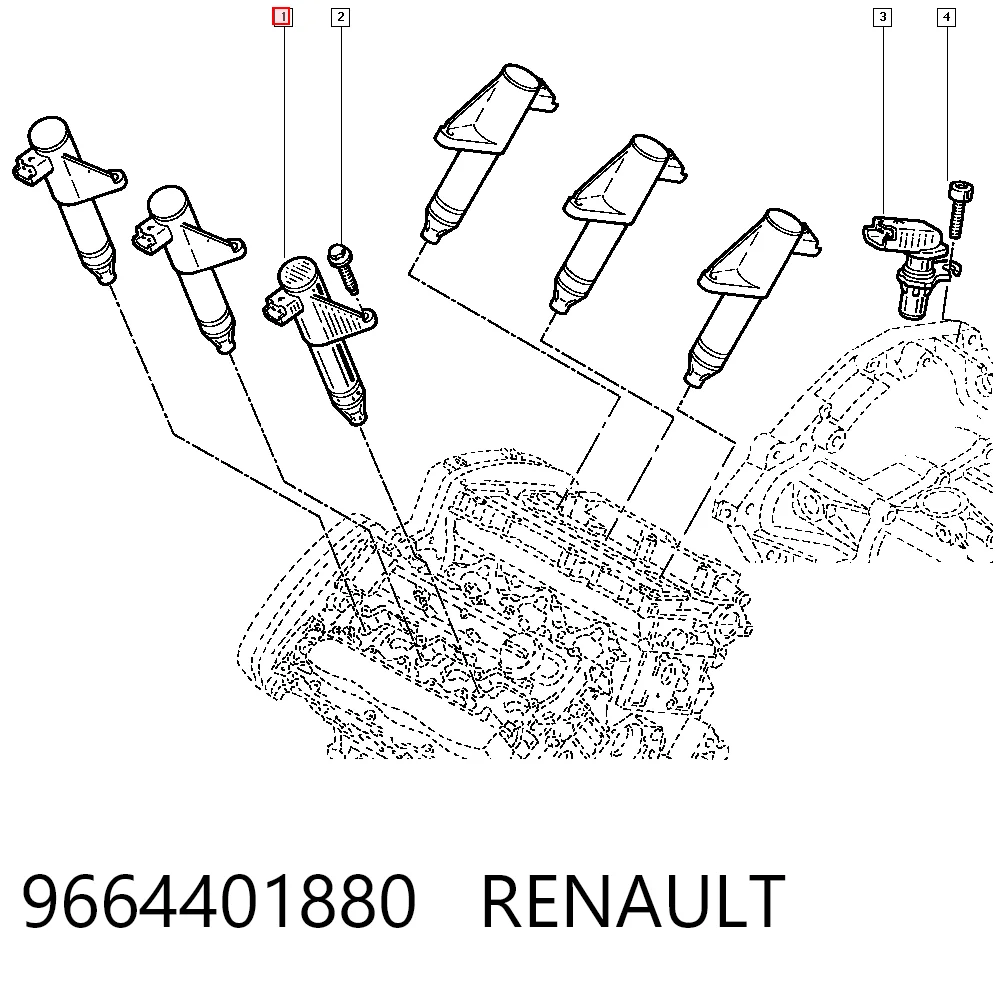  Котушка запалювання Ford Escort 3