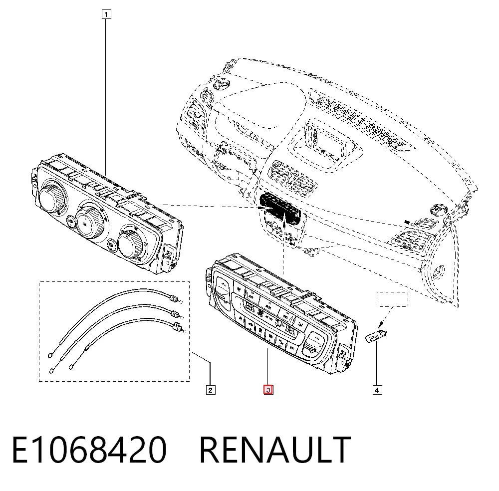 Регулятор вентилятора обігрівача Renault Megane III універсал (KZ0, KZ1) (2008 - 2016) ціна, від 28.25 USD