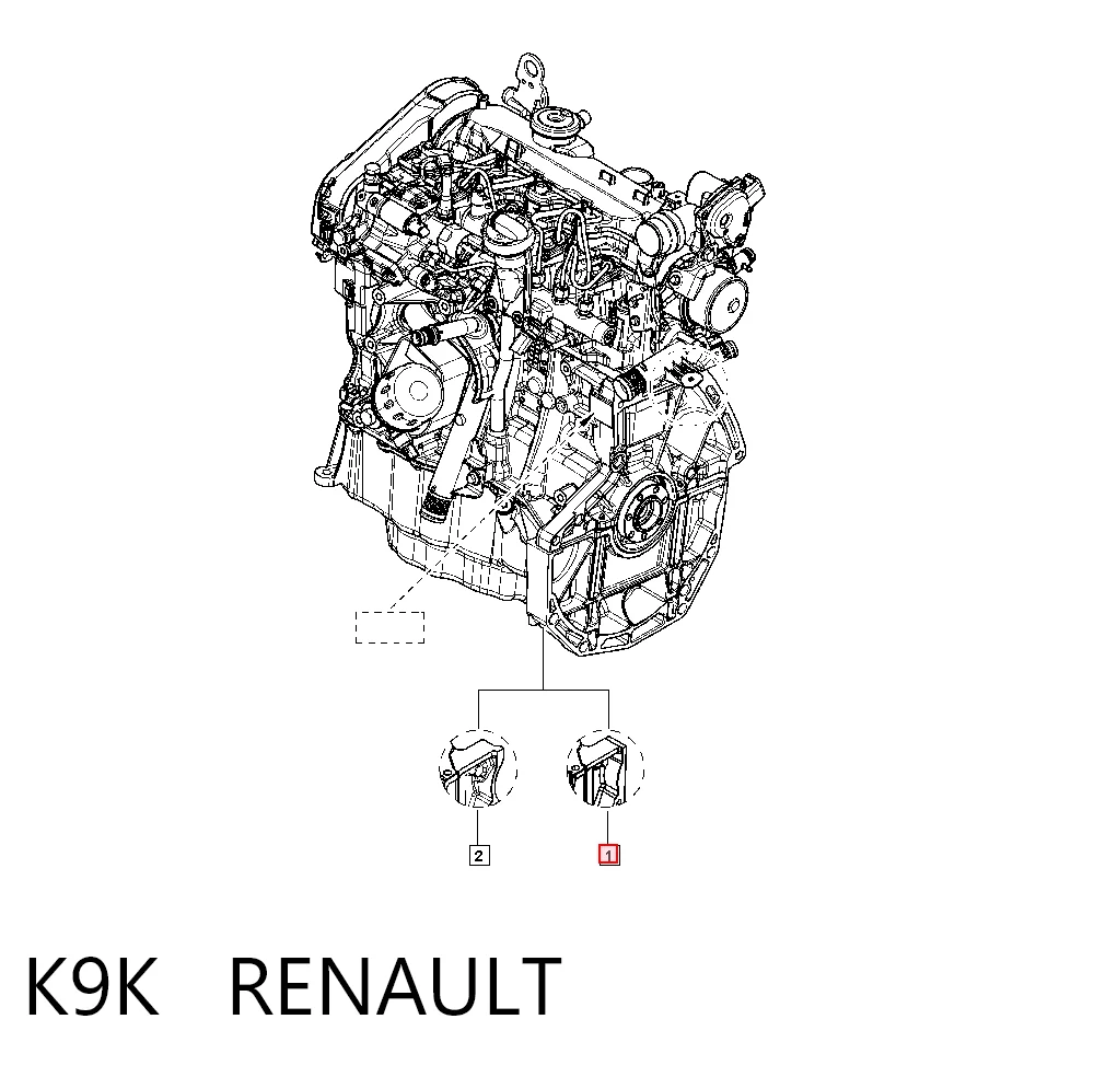 K9K Renault (RVI) Мотор в зборі