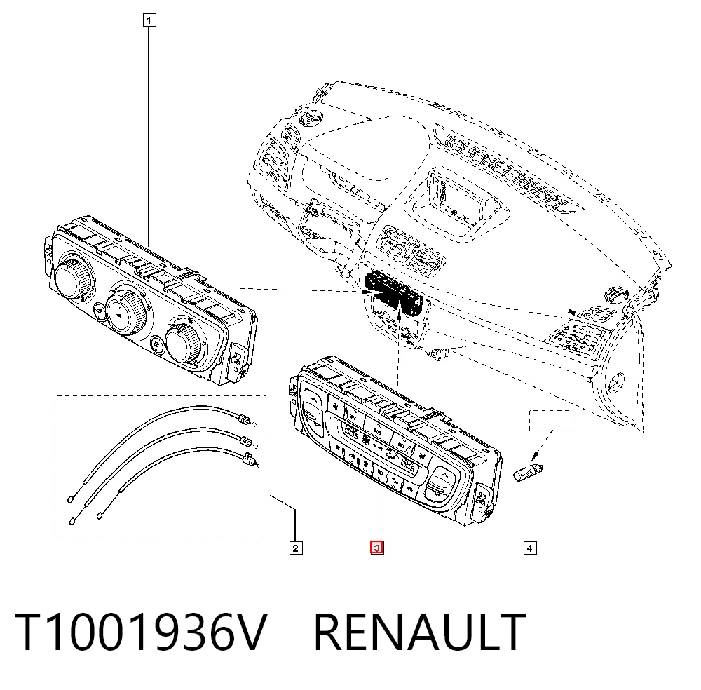 Купити Блок управління кондиціонером Renault Megane III KZ0, KZ1