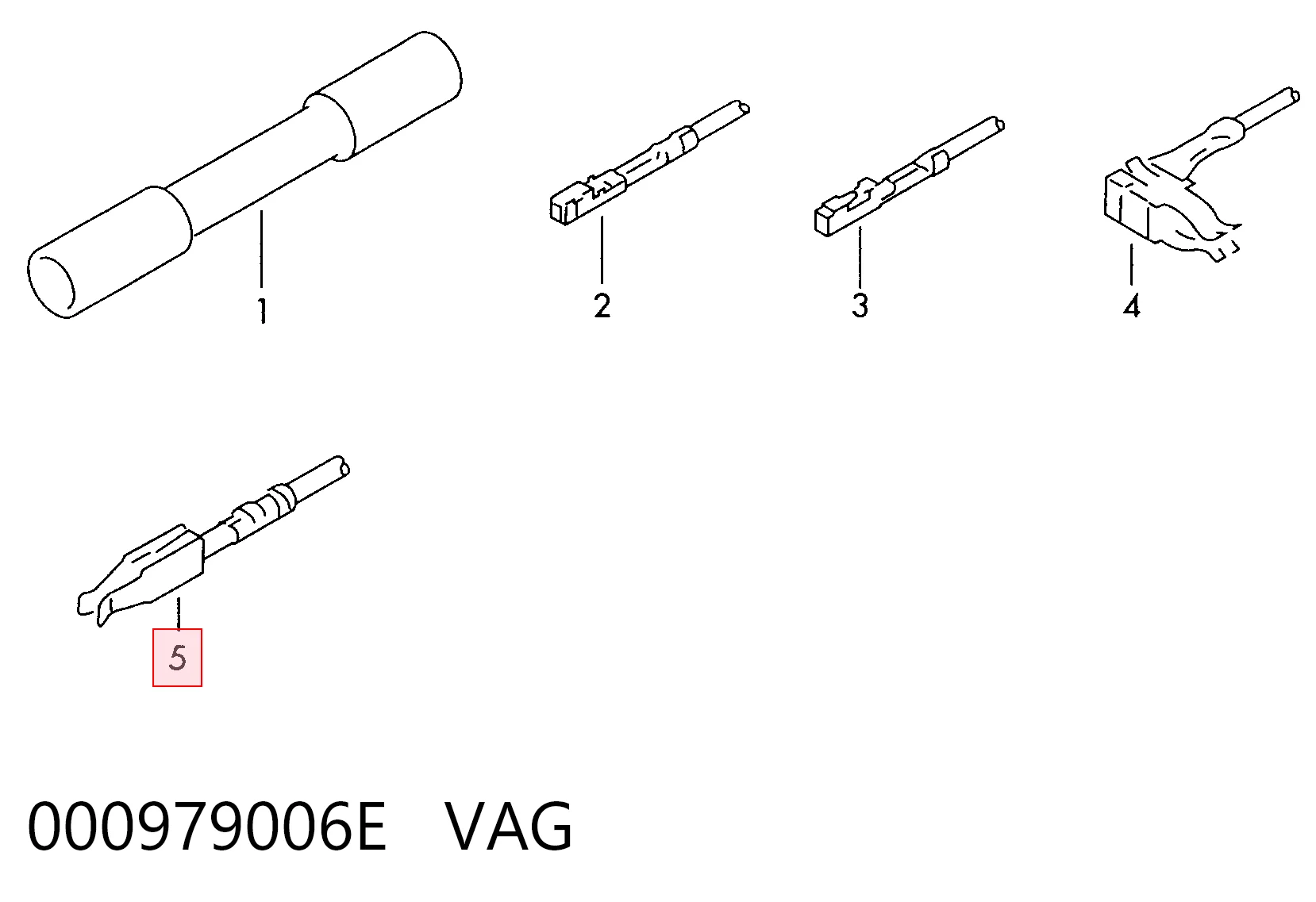  VAG 000979006E ціна, від 2.72 USD