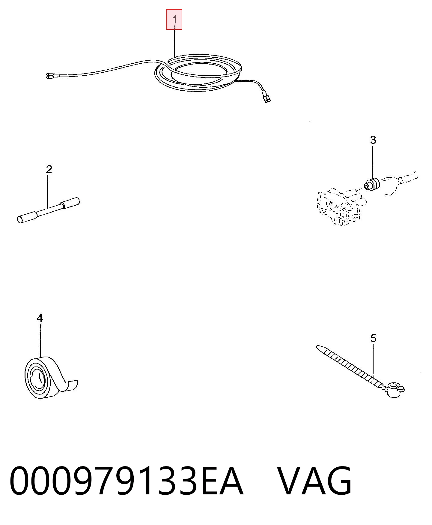 000979133EA VAG Датчик детонації