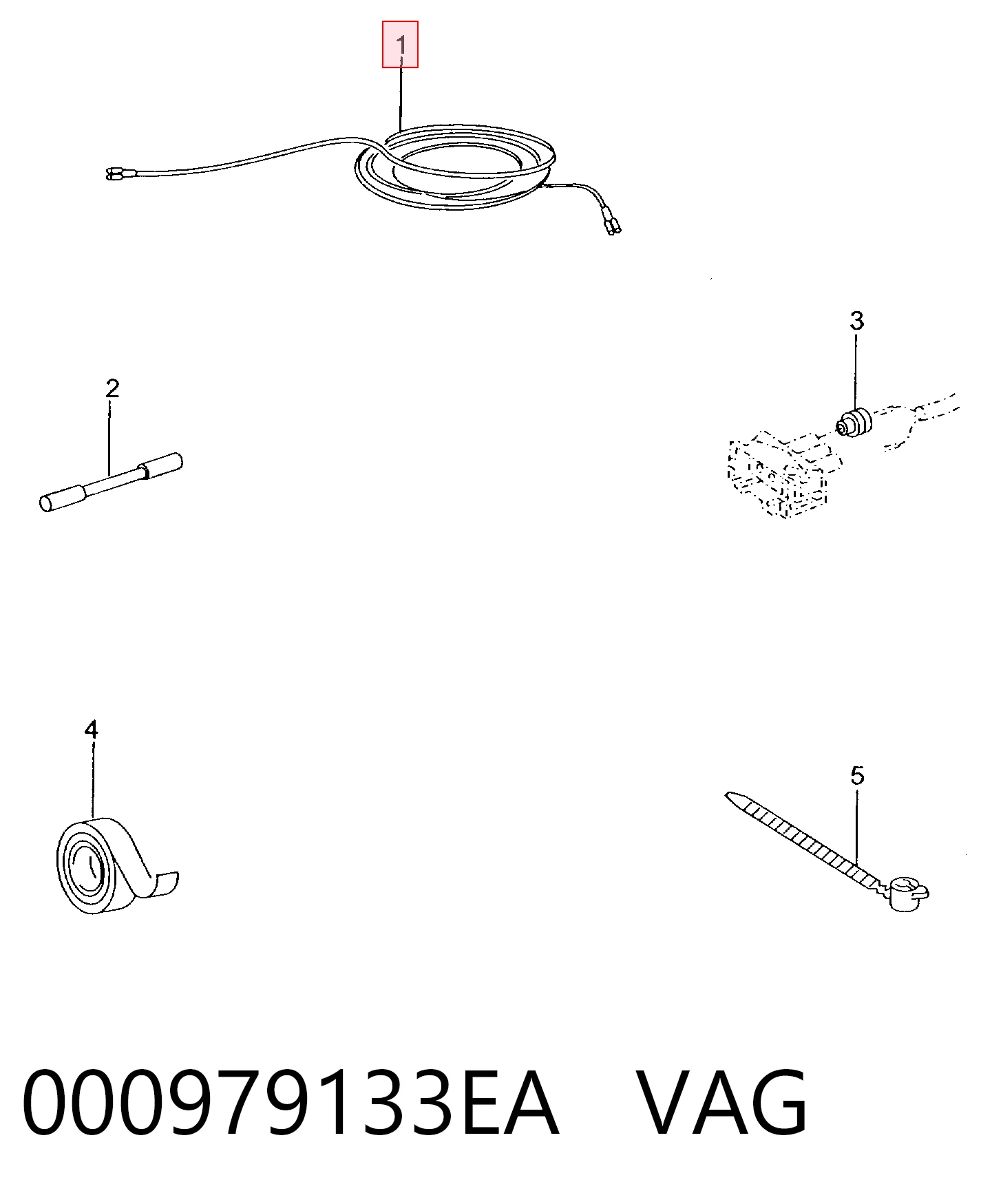 Датчик детонації VAG 000979133EA ціна, від 19.59 USD