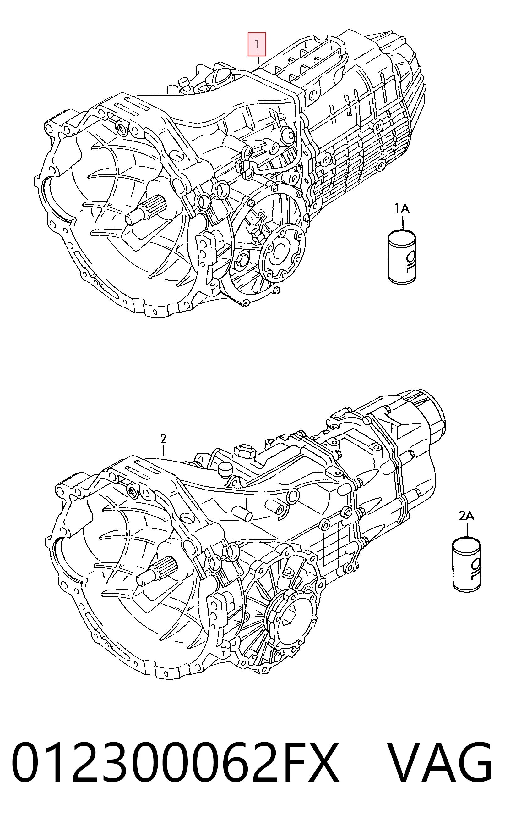 012300062FX VAG МКПП