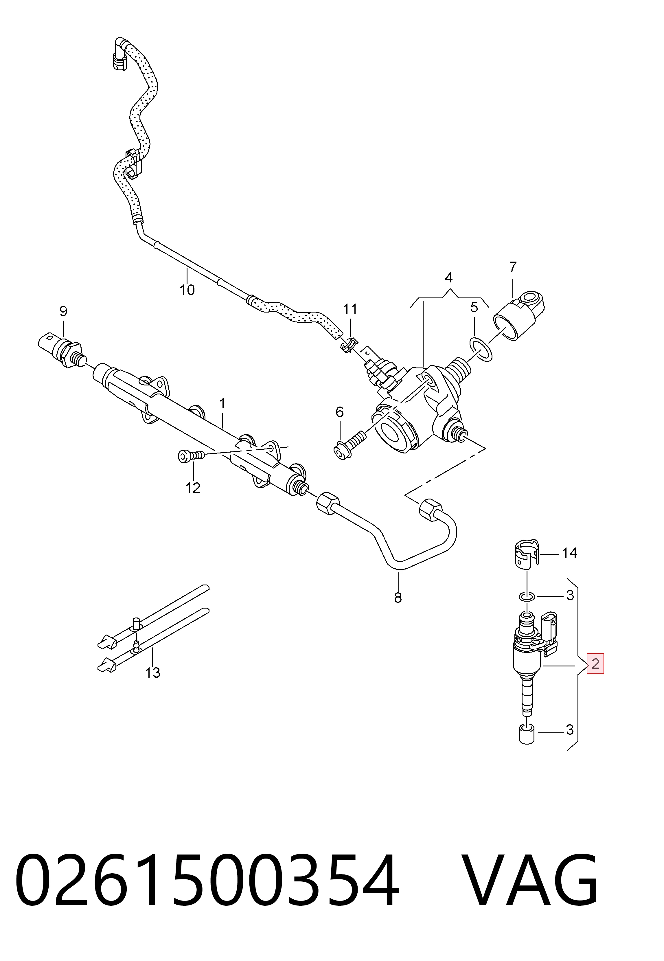 Форсунка інжектора Seat Ibiza IV