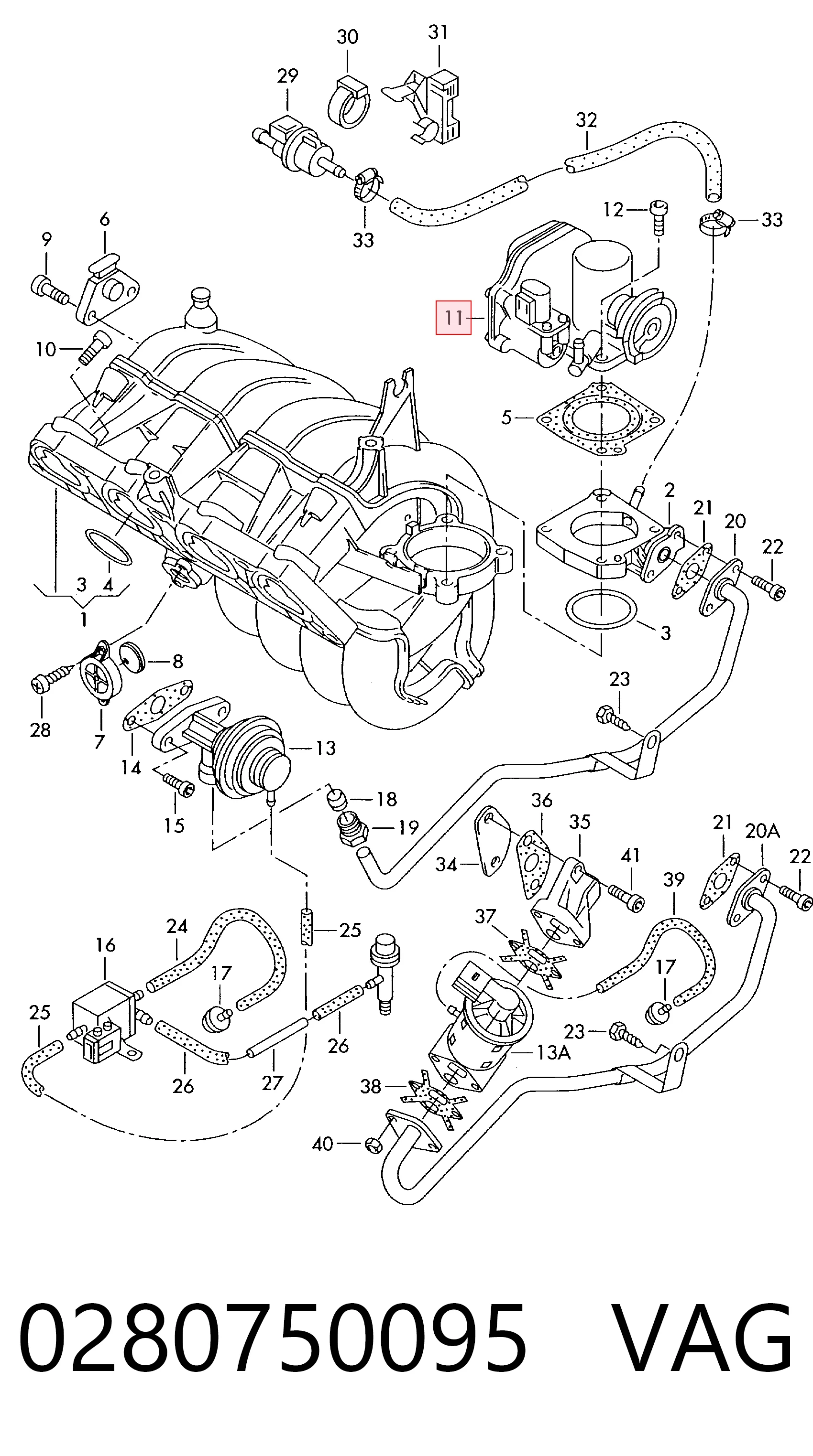 Купити 280750095 Bosch Дросільна заслінка