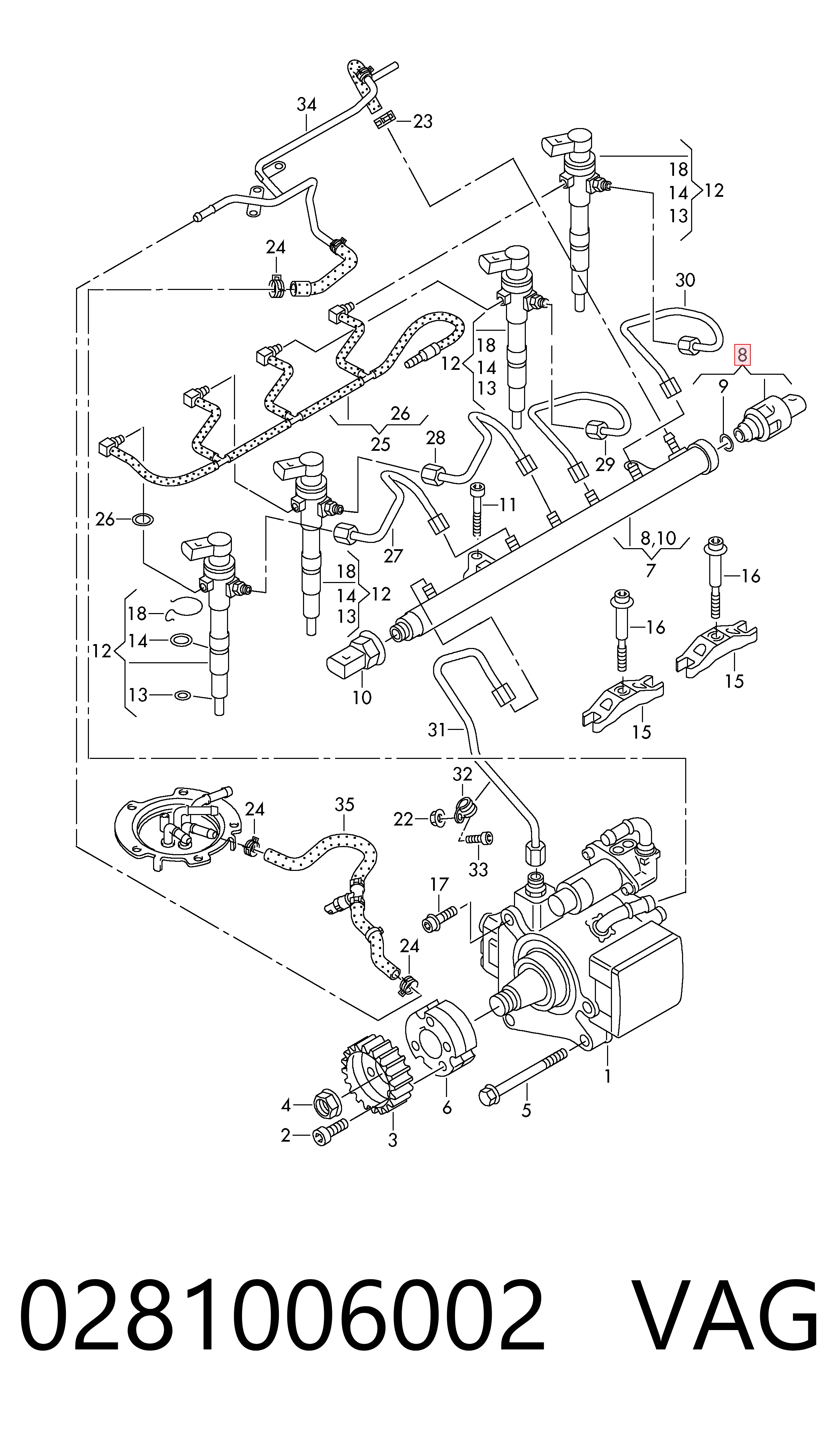 Регулятор тиску палива Magneti Marelli VRP032 ціна, від 63.35 USD