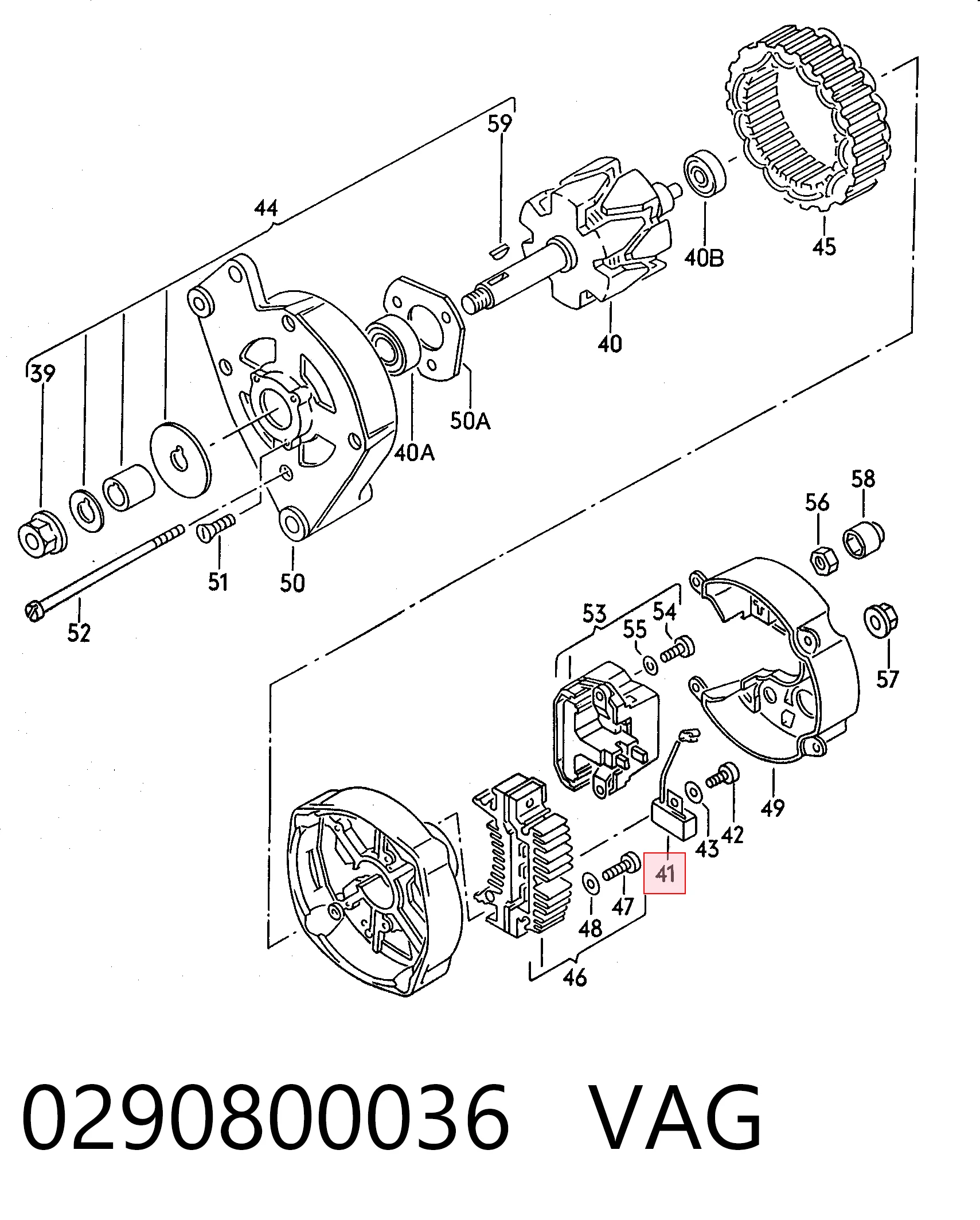 3079134R1 Case Конденсатор генератора