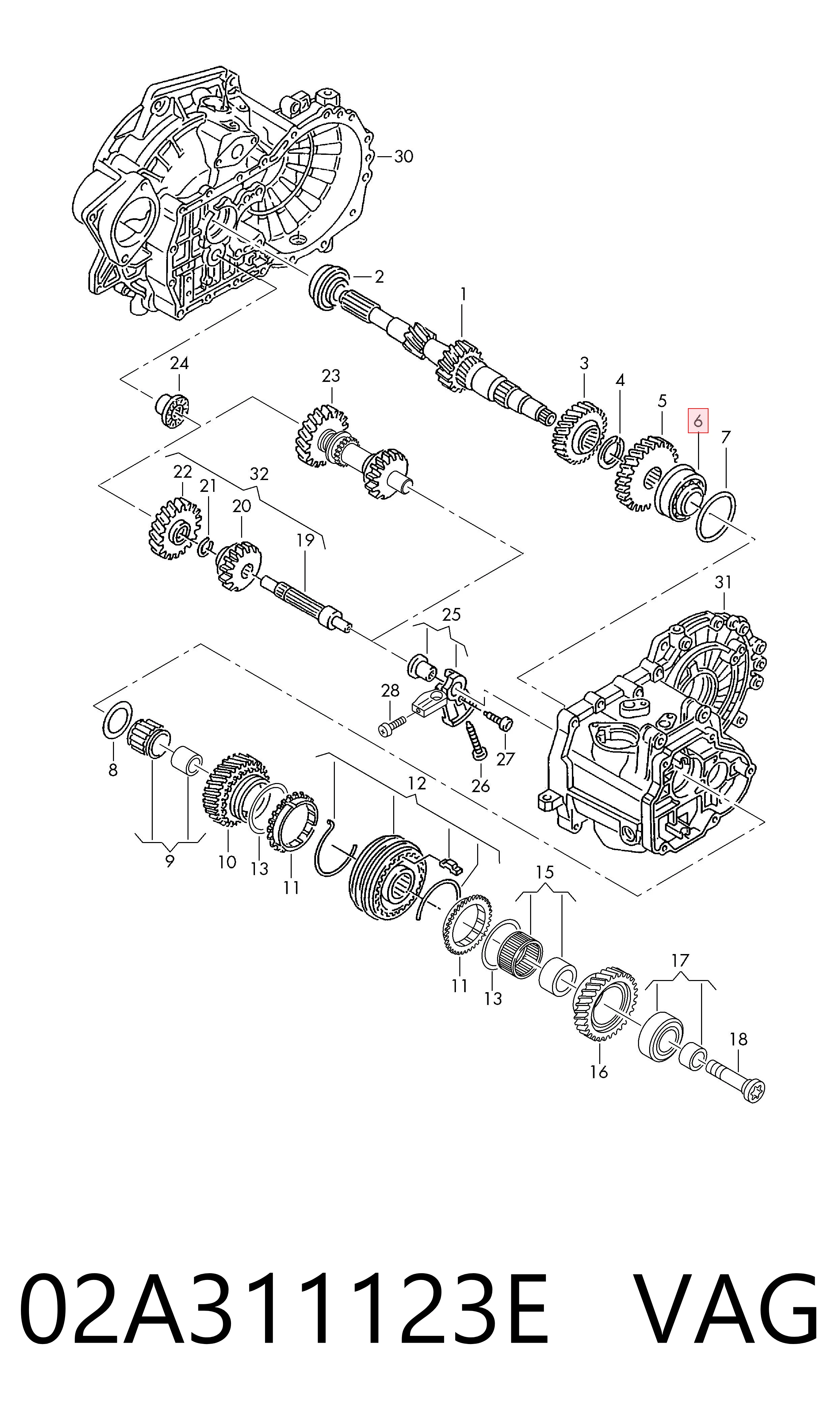BT1B328236AQCL7CVC02 SKF Підшипник головного вала МКПП