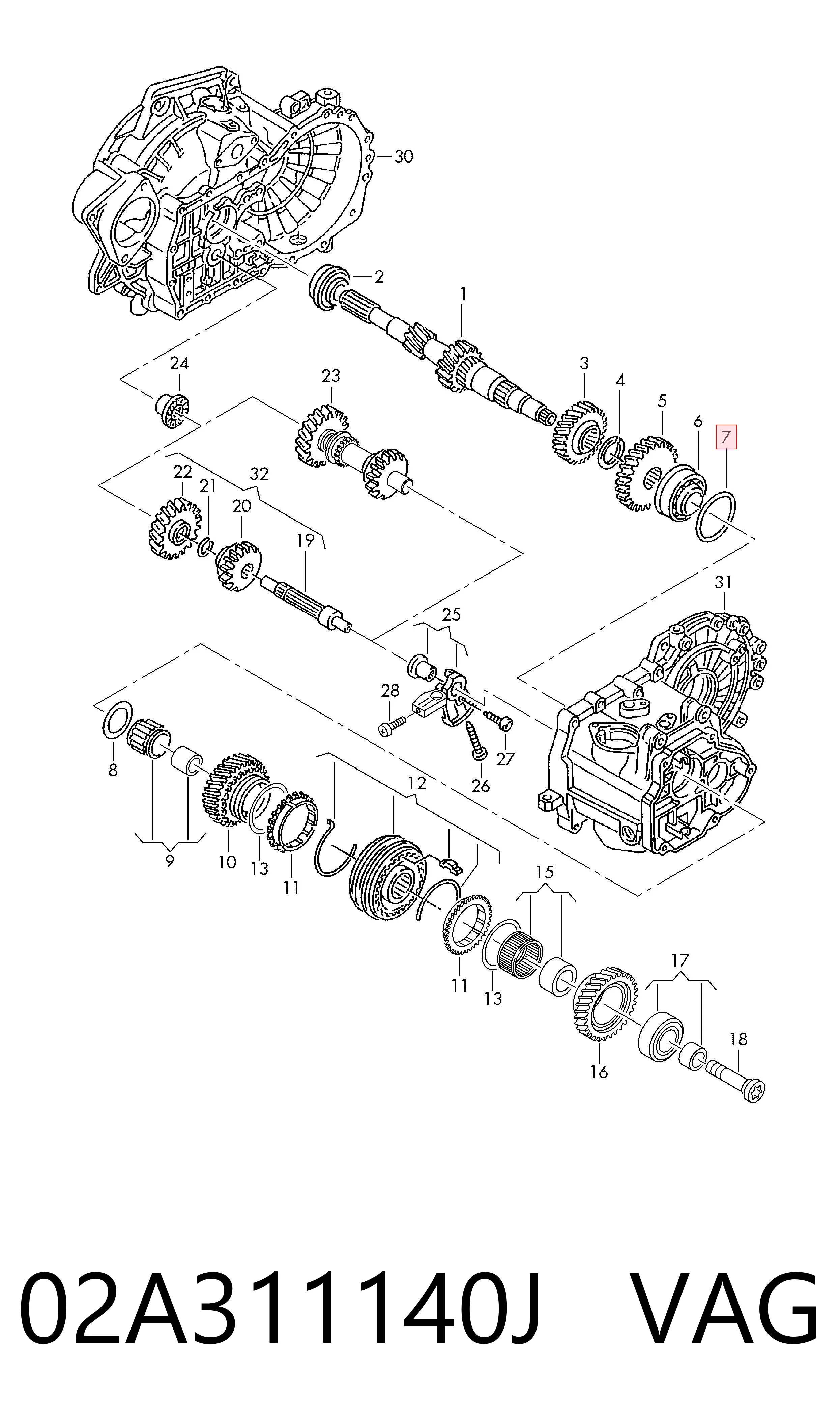 02A311140J VAG 