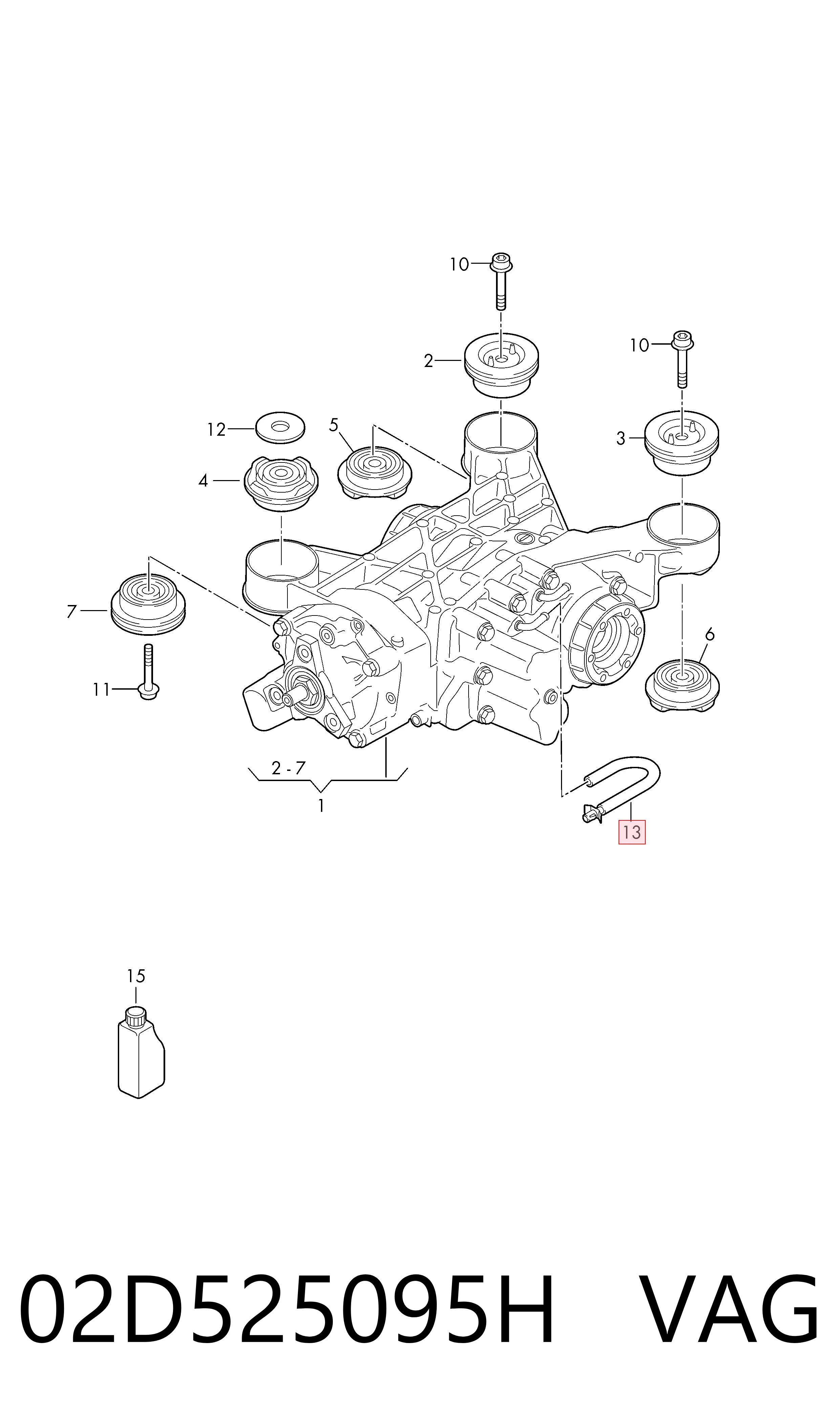  VAG 02D525095H ціна, від 6.33 USD