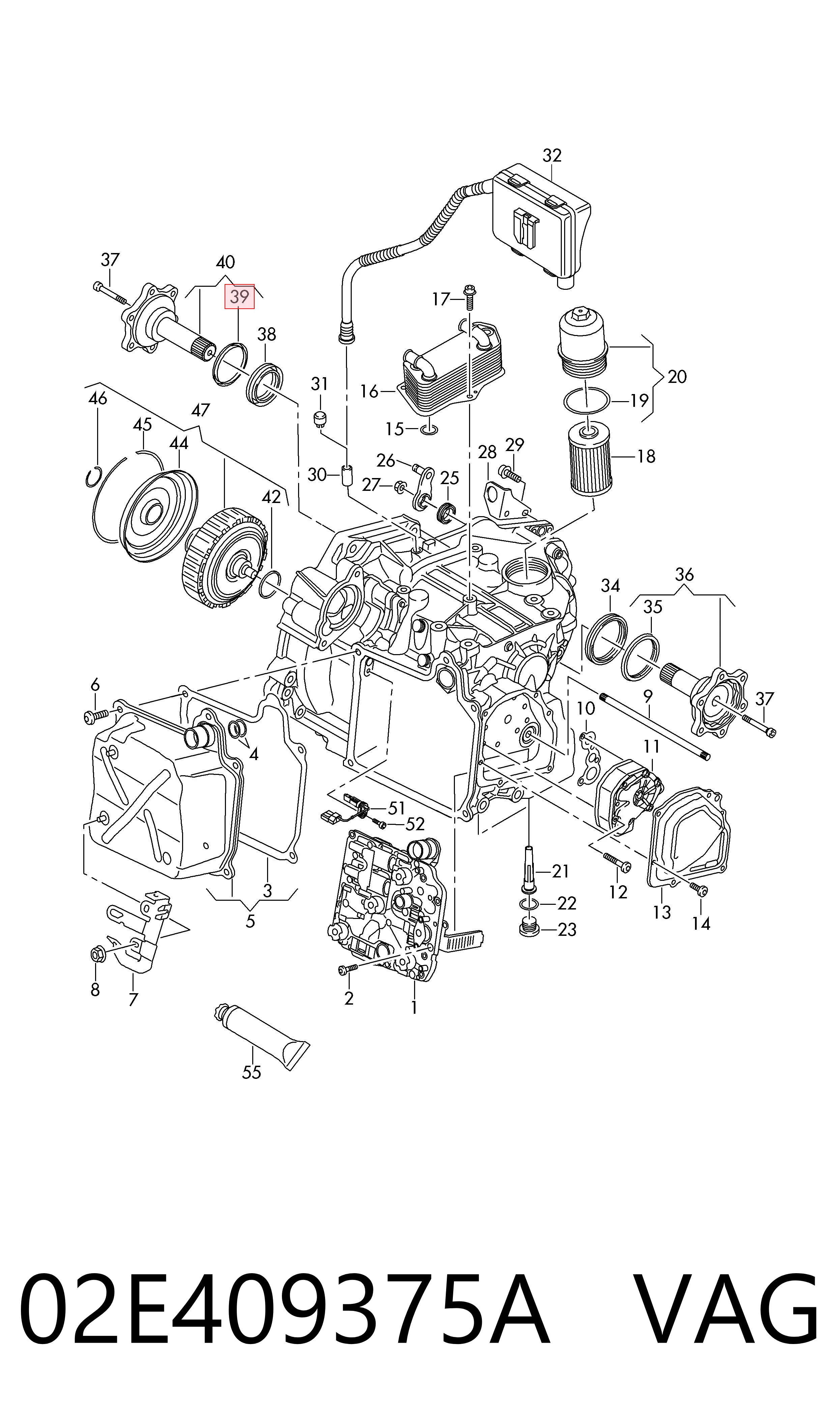  VAG 02E409375A ціна, від 2.52 USD