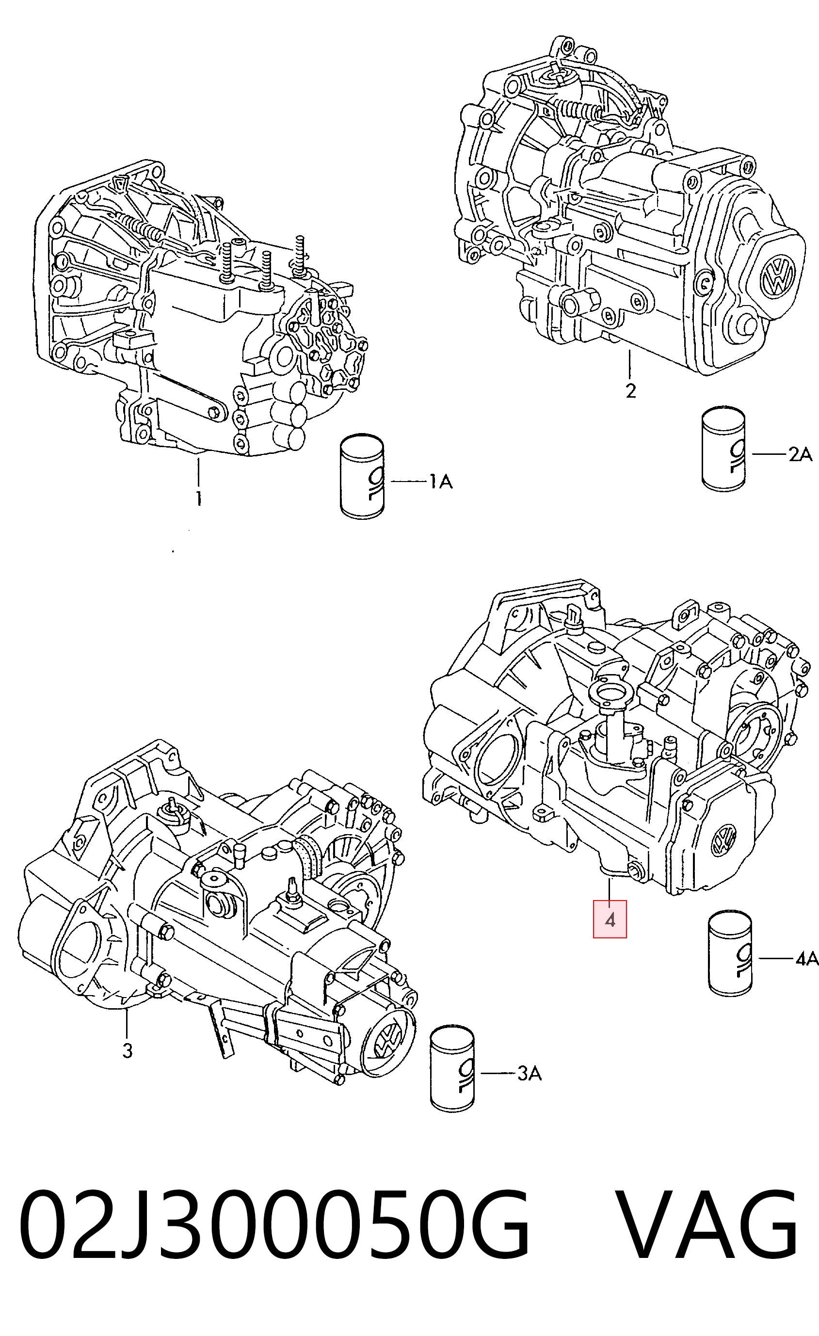 02J300050G VAG МКПП